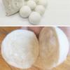 6pcs Reusable Sheep Premium Wool Dryer Balls wash Machine Natural Softener 6CM Drying Balls White Cotton Clothes Dry Kit Ball,China view 4