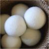 White Felt Ball Wool Beads for DIY Toys Making Craft Felt Poms Wool Roving Reduce The electrostatic of Clothing Dry Ball,White view 3