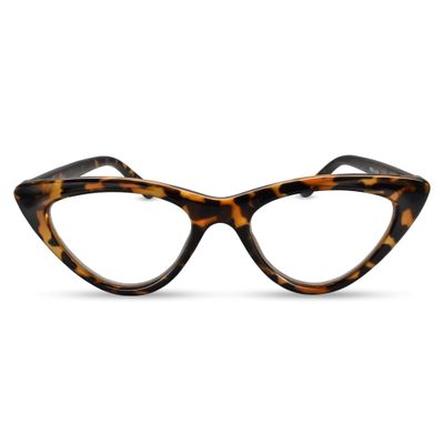 2SeeLife Premium Cat Eye TR-90 Reading Glasses for Women NarrowMedium Fit, Sturdy Frame, Spring Hinges, Stylish Readers, Brown Tortoise, +2.75