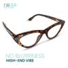 2SeeLife Premium Cat Eye TR-90 Reading Glasses for Women NarrowMedium Fit, Sturdy Frame, Spring Hinges, Stylish Readers, Brown Tortoise, +2.75 view 2