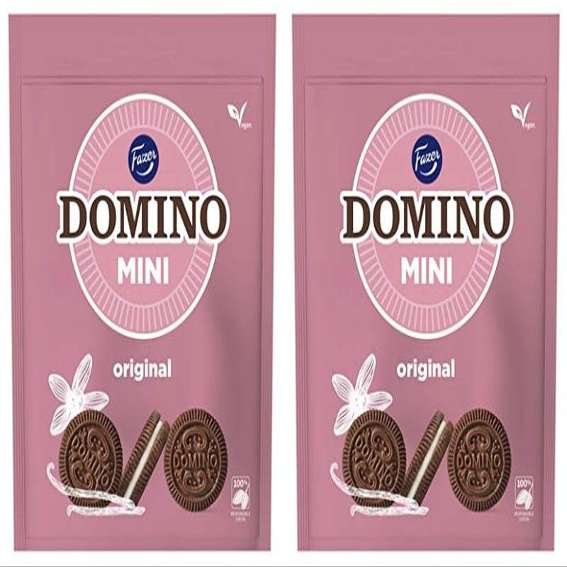 Fazer Domino Mini Original Biscuits 2 Packs of 99g