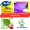 Stella Pack Strong Rubbish Bags for Office Use - Large drawstring garbage 35 litre capacity for waste, Perfect for home and kitchen bins, Eco-friendly plastic liners view 2