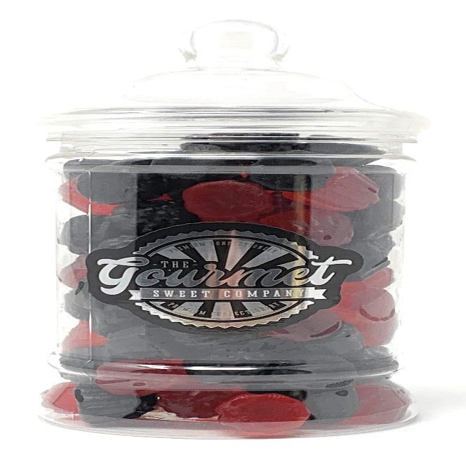 BlackBerry and Raspberry Gums Victorian Gift Jar by The Gourmet Sweet Company