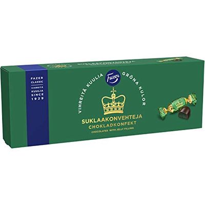 Fazer Green Jellies Chocolate 1 Box of 320g