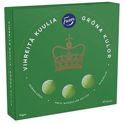 Fazer Green Jellies Gummy 7 Boxes of 500g
