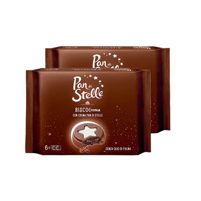 2 Packs Biscocream Star Pan 168grx2