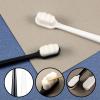 4 Pieces Soft Micro-Nano Manual Toothbrush Extra Soft Bristles Toothbrush with 20, 000 Bristles for Fragile Gums Adult Kid Children (Black, White) view 3