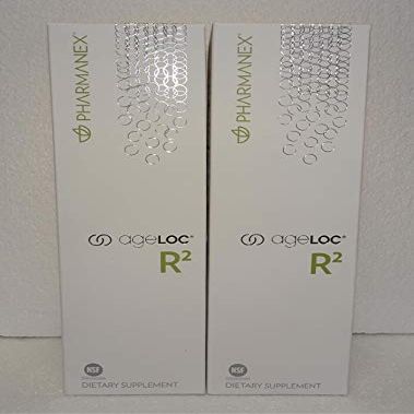 Pack of Two: Pharmanex ageLOC R2, Day and Night 30 Day Supply Box