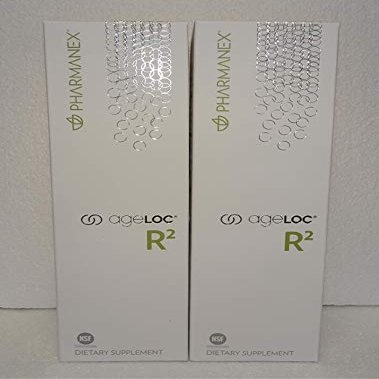 Pack of Two: Pharmanex ageLOC R2, Day and Night 30 Day Supply Box