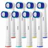 8 Pack Replacement Brush Heads Compatible Toothbrush Heads for Braun Oral B Professional Care 500 600 1000 2000 2500 3000 5000 7000 and More Vitality Pro Smart Genius Electric Toothbrushes view 1