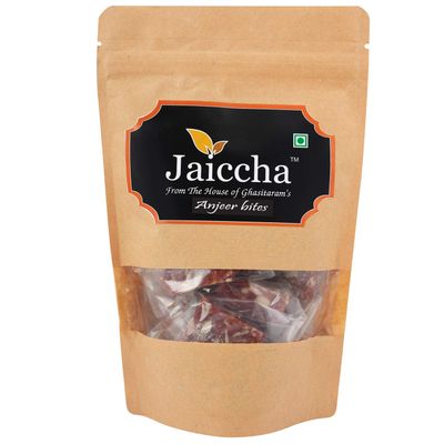 Jaiccha Ghasitaram Cashew Anjeer Bites 200 GMS in Brown Paper Pouch
