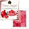 Cerez Pazari Turkish Delight with Pomegranate Flavour 230g, Gourmet Small Size Snacks Gift Box No Nuts Sweet Luxury Traditional Confectionery Vegan Candy Dessert Glucose Free Lokum view 3