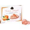 Cerez Pazari Turkish Delight with Orange Flavor 230g, Gourmet Small Size Snacks Gift Box, No Nuts Sweet Luxury Traditional Confectionery Vegan Soft Candy Dessert Glucose Free Lokum view 1