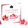 Cerez Pazari Turkish Delight with Pomegranate Flavour 454g, Gourmet Medium Size Snacks Gift Box No Nuts Sweet Luxury Traditional Confectionery Vegan Candy Dessert Glucose Free Lokum view 1