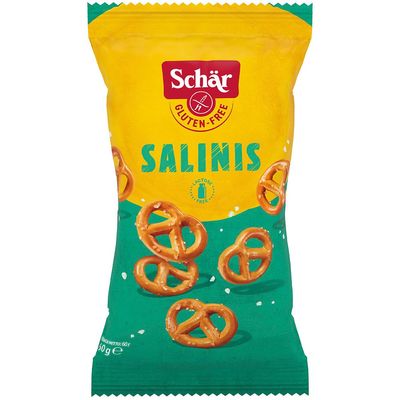 6X Schr Gluten Free Salatini Salinis Snack Salted Pretzels 60g