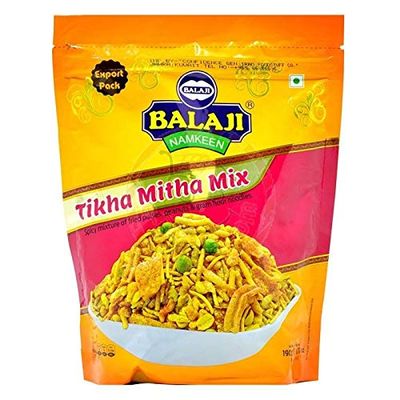 Balaji Tikha mitha Mix - 190g - (Pack of 4)