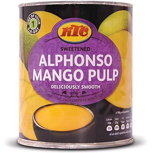 KTC Alphonso Mango Pulp - 850g - (Pack of 2)