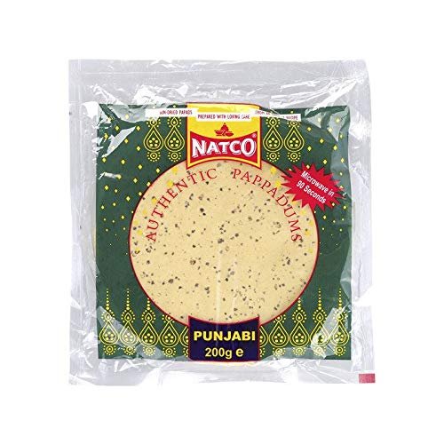 Natco Punjabi Pappadums - 200g - (Pack of 2)