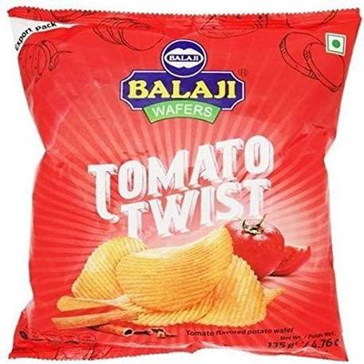 Balaji Tomato Twist (Tomato Potato Wafer) - 135g