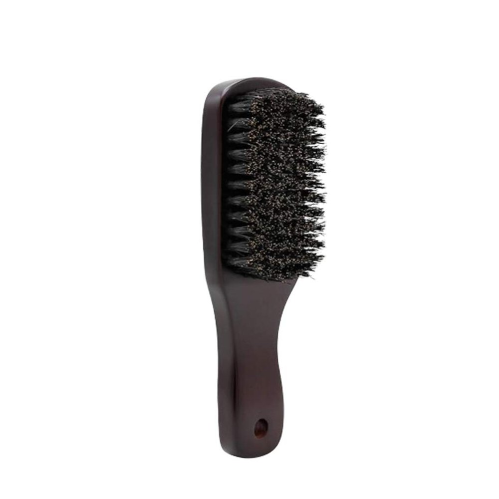 Beaupretty Beard Brush for Men Natural Boar Bristles for Beard Care and Styling Mustache Portable Design for Daily Facial Hair Grooming