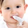 SUPVOX Baby Oral Gauze Finger Toothbrush 6-Pack Sterilized Teeth Cleaning Tool with Adjustable Drawstring Soft Infant Finger Brush for Toddler Dental Care view 1