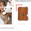 CJT the new, Hot Water Bottle With Best Plush Cartoon Doll Cover,Rechargeable Hot Water Bottle,Explosion-proof Electric Heater,Heating Bag,for Winter,winter,daily use (Color : Pink) view 3