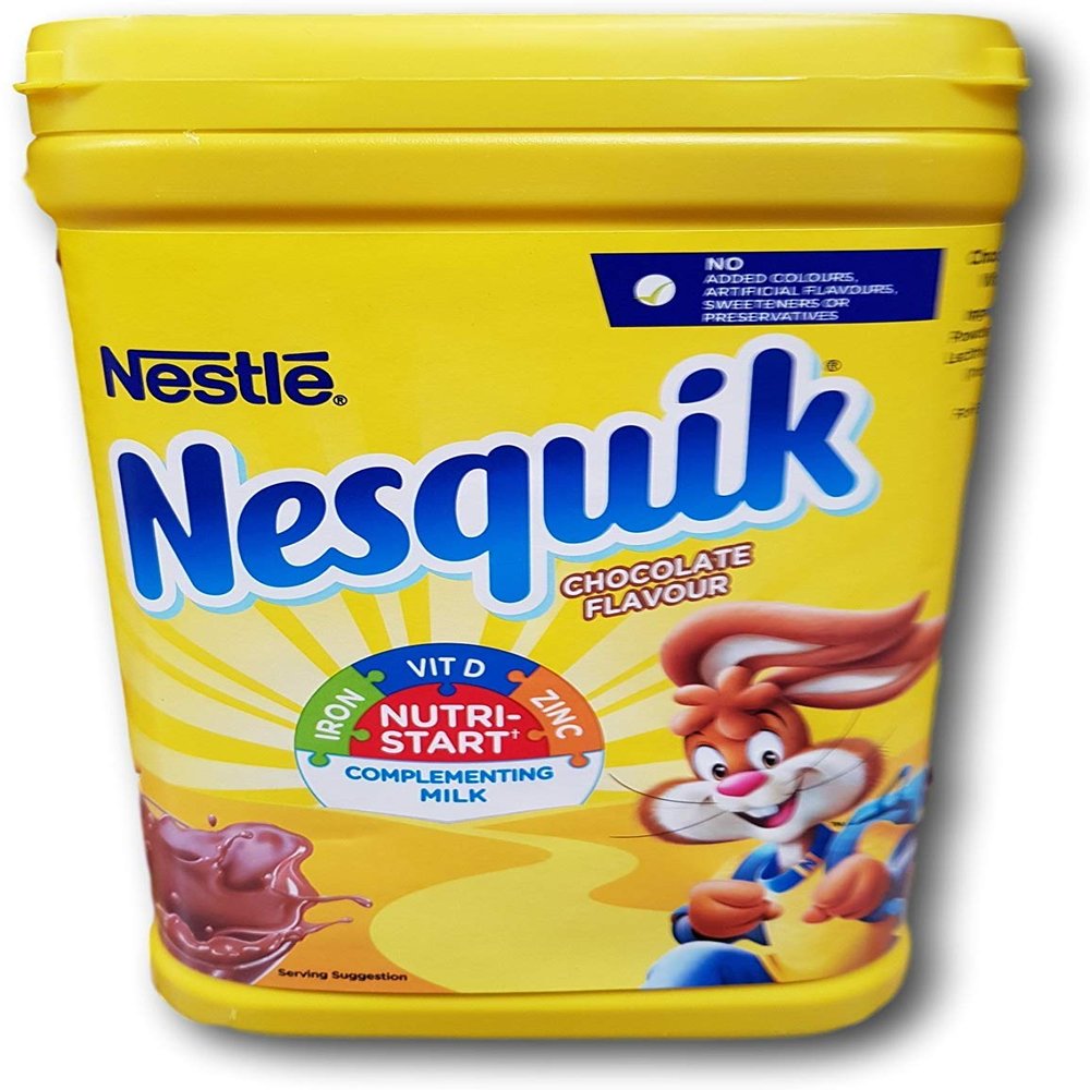 2 X Nesquik Chocolate Chocolate Flavour Milk Powder 1 Kg