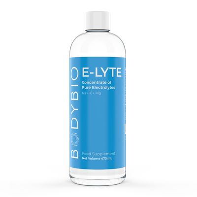BodyBio e-Lyte - Liquid Electrolyte Concentrate for Clean Hydration, Energy & Cramp Relief - No Sugar, No Artificial Flavors, No Fillers, Keto Friendly