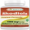 Best Naturals Rhodiola with Bioperine 1000mg Serving - 120 Veggie Capsules view 1