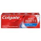 Colgate Max White Fluoride Toothpaste Optic 20ML Travel Size