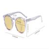 Eyekepper Blue Light Blocking Glasses Women - Anti Digital Glare UV Ray Oval Round Computer Reading Glasses with Amber Tinted Filter Lens - Transparent +2.50 view 4