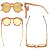 Eyekepper Blue Light Blocking Glasses Women - Anti Digital Glare UV Ray Oval Round Computer Reading Glasses with Yellow Filter Lens - Orange +1.00 view 3