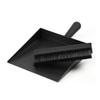 Mors Brush & Pan Set  2-piece Fireplace Set made of Steel, Hand Brush and Dustpan in Clean Design, Sweeping Set for Fireplaces, 20 x 30 cm, black view 1