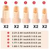 10 Pieces Finger Splint Mallet Finger Support Finger Splint Brace Plastic Finger Support Protector for Adjustable Finger Immobilizer for Basketball Finger Joint Protection, 5 Sizes view 2