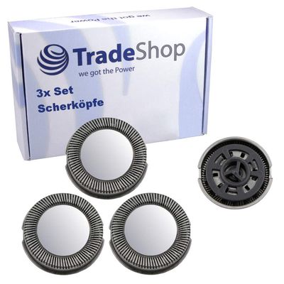 3x Set shaving head knife razor blades compatible with Philips HQ3830 HQ384 HQ3850 HQ386 HQ3870 HQ3865 HQ3845 HQ4 HQ40 HQ41 HQ42 HQ444 HQ46 HQ460 HQ468 razors