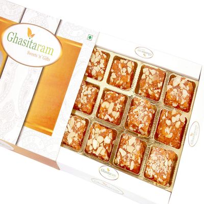Ghasitaram Gifts Valentines Gift for Girlfriend/Boyfriend/Husband and Wife - Chewy Delights in White Box