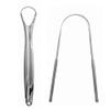 Bad Breath Treatment Tongue Scraper Set  Stainless Steel Tongue Cleaner for Halitosis Removal, Oral Hygiene & Fresh Breath  2 Metal Scrapers with Travel Case view 1