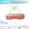 Instant Smile Handmade Cosmetic Lower Teeth, Bright White Shade, Comfortable Lower Veneer for Extended Wear, Teeth Veneers for Men and Women, 1 Size Fits Most view 4