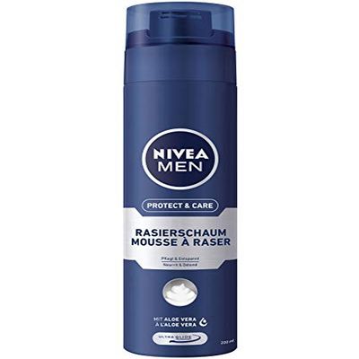 3X Nivea Men Protect & Care Shaving Foam 200ml Each