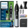 Philips Norelco Nose Trimmer 5000, For Nose, Ears, Eyebrows, Black and Silver, NT5600/42 view 1