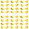 cdb 48 Yellow Ducks Iced Icing CupCake Toppers Cake view 1