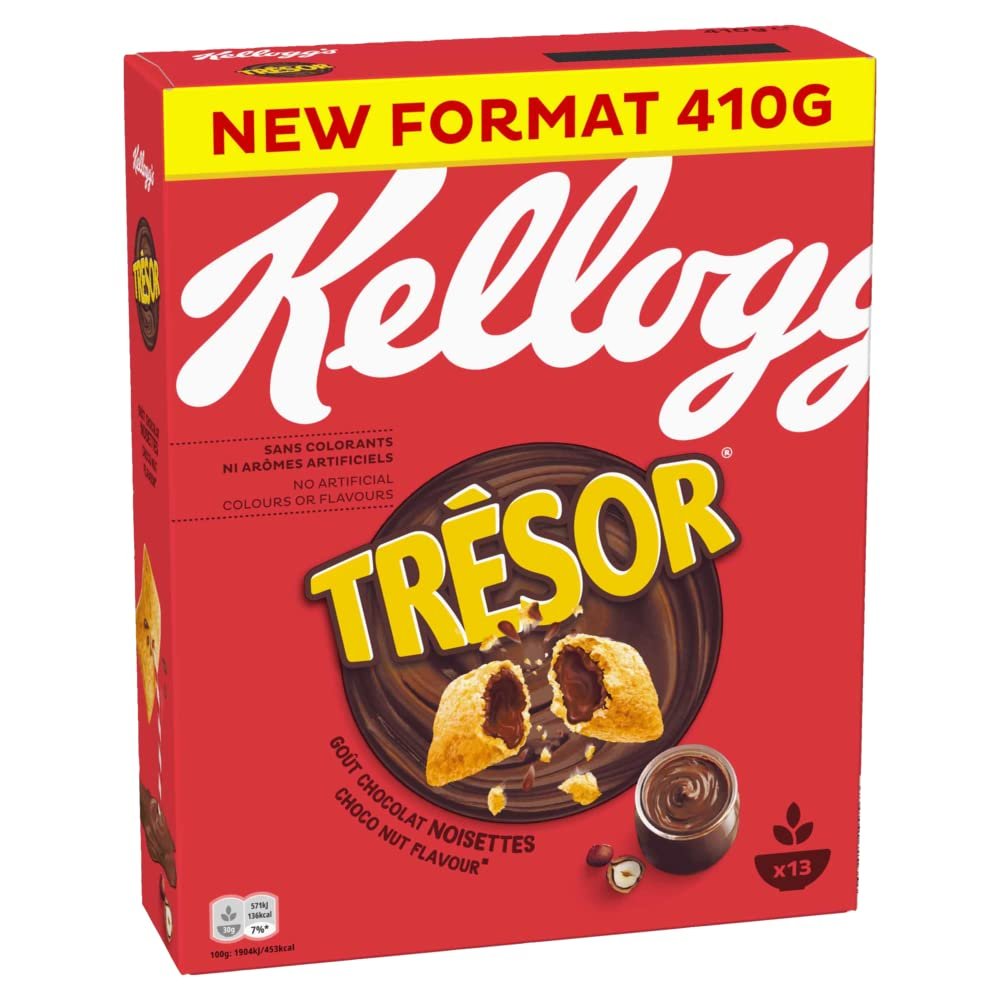 Kellogg's Choco Nut Safe | Ceralien with Chocolate Fill | Individually Packed (1 x 410g)