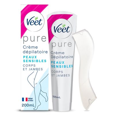 Veet Hair removal cream for Body and Legs, for Sensitive Skin, 200 ml