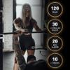 DY Nutrition HIT BCAA 10:1:1 (Peach) with L-Citrulline Malate, Beta Alanine + 12g of Branch Chain Amino Acids 400g Powder, 20 Servings - Optimal Pump & Performance | Non Stim Pre & Intra Workout view 4