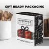 Bushwick Kitchen Spicy Sampler Gift Box, Set Includes our Gochujang Sriracha, Spicy Maple Syrup, and Spicy Honey Hot Sauces, 5 Recipes, Chile Pepper Dish Towel, and Bushwick Kitchen Gift Box view 4
