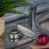 COM-FOUR 3-piece set, hand washing brush, anti-odor soap with storage view 2