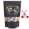 Jaiccha Ghasitaram Gifts Valentines Gift Valentines Day Chocolates for Girlfriend/Boyfriend/Husband and Wife Valentines Chocolate Hamper Sheen Heart Chocolates in Black Pouch and a Teddy view 1