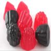 Black and Raspberry Gums 1KG Share Bag Full of Fruit Flavoured Gums view 2
