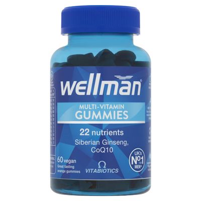 Multivitamin Chewable Vegan Gummies for Men, Wellman