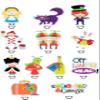 12 Alice Standing Cupcake Cake Toppers Wafer Rice Card view 1